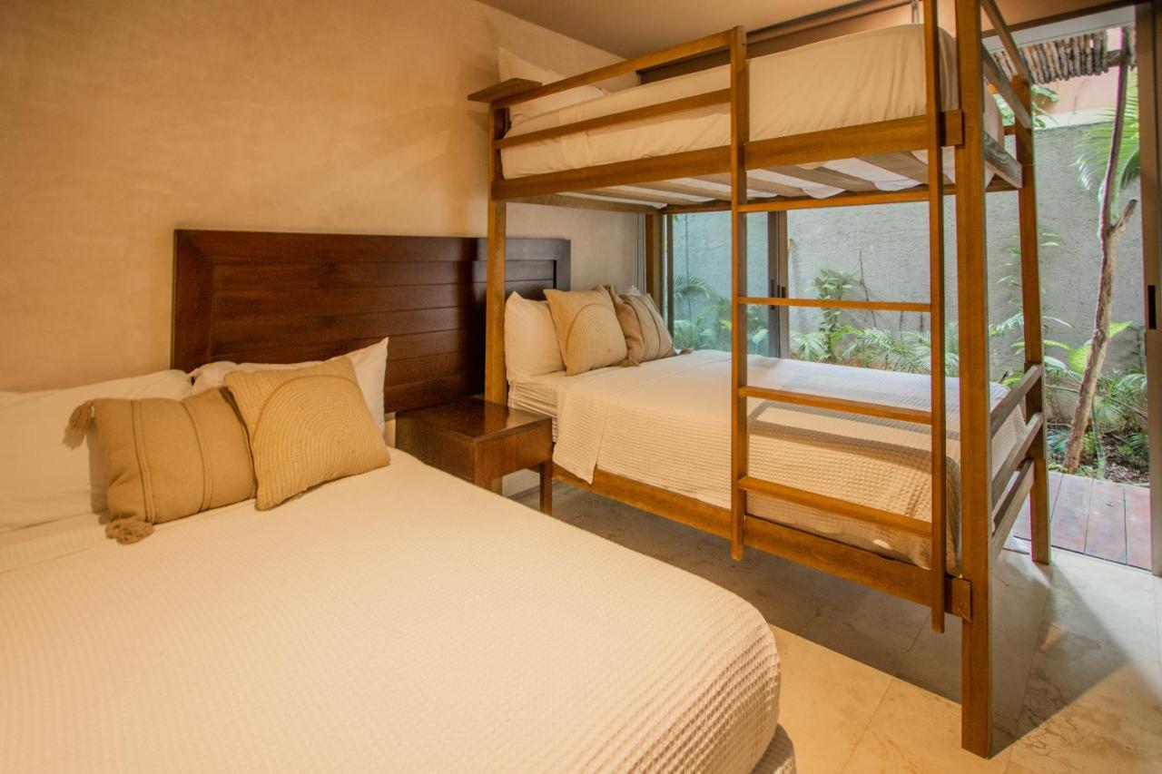 Ideal 4 Groups Aldeazama 2Br 10Pax Apt Papaya Playa Тулум Экстерьер фото