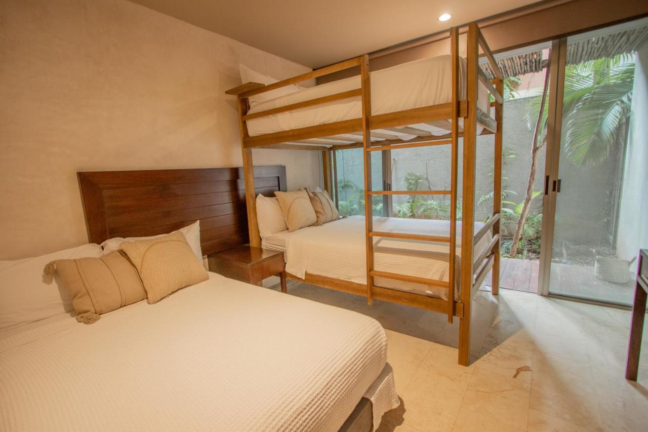 Ideal 4 Groups Aldeazama 2Br 10Pax Apt Papaya Playa Тулум Экстерьер фото
