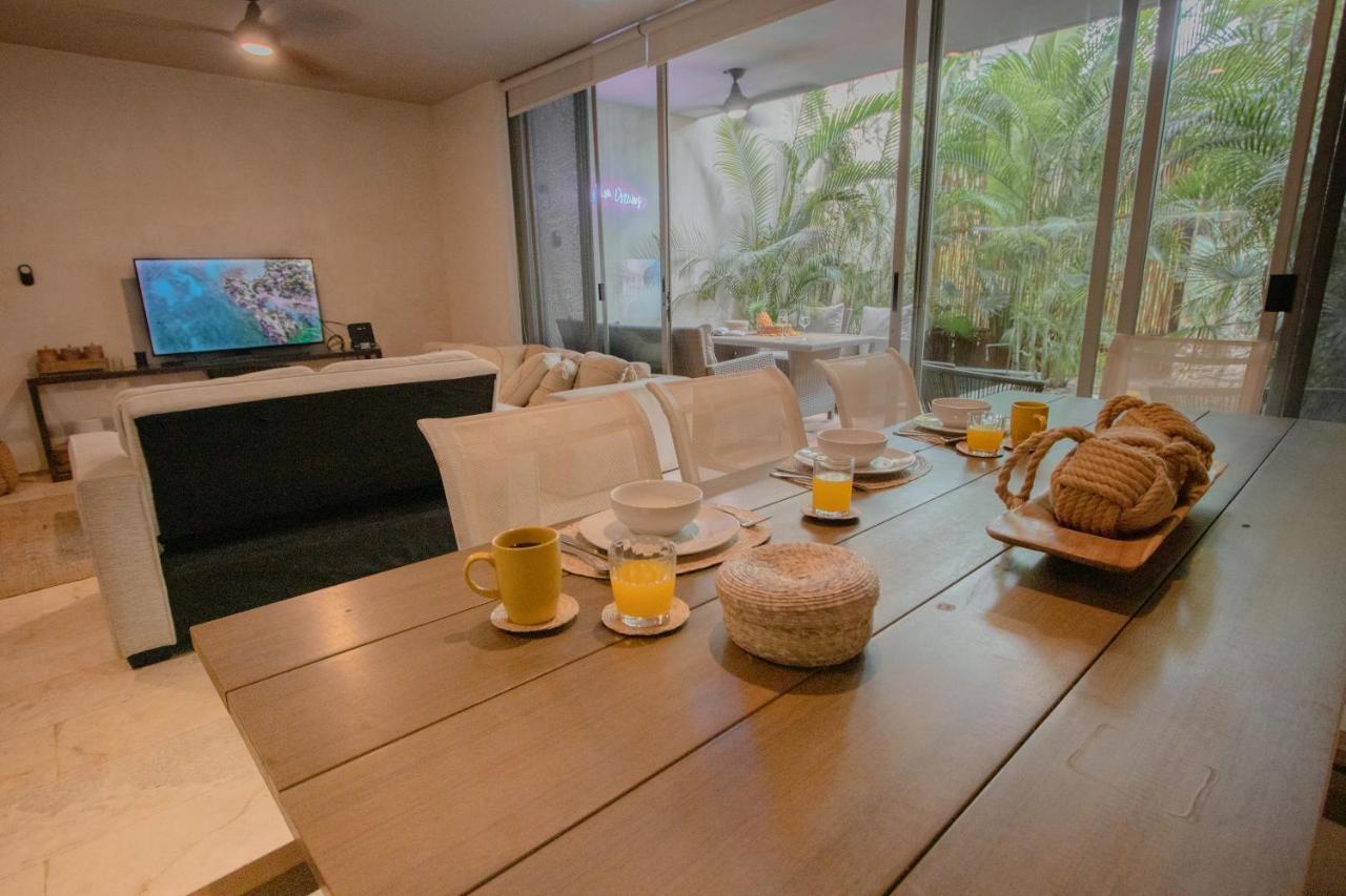 Ideal 4 Groups Aldeazama 2Br 10Pax Apt Papaya Playa Тулум Экстерьер фото